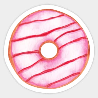 Pink Donut Sticker